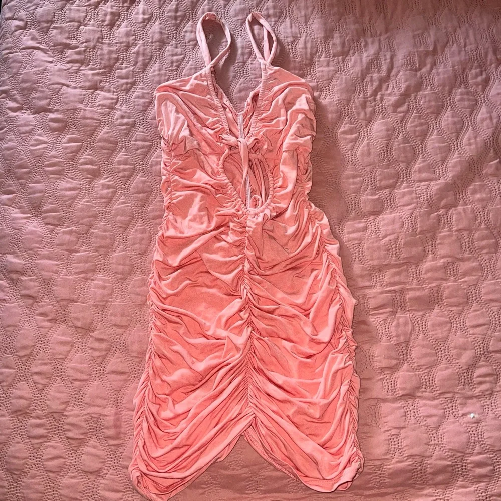 Ruched Mini Dress - Picture 4 of 5